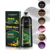 1pc 500ml black foam hair coloring agent does not stick to the scalp dark brown hair dye hair dye shampoo effective in 5 minutes