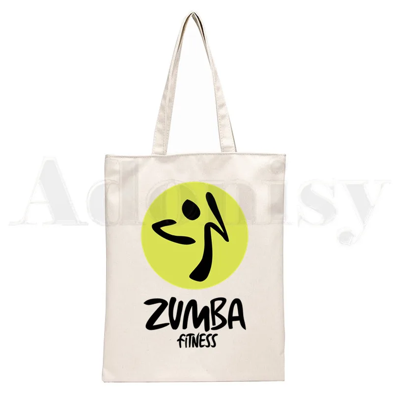 

Love Zumba Dance Hip Hop Harajuk Graphic Fashion Handbags Shoulder Bags Casual Shopping Girls Handbag Women Elegant Canvas Bag