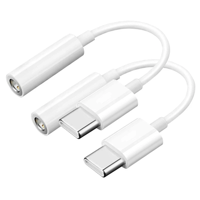 2 X USB C адаптер для наушников Ipad Pro Pixel 4 3 XL Galaxy S20 Ultra Z Flip + Note 10 и других устройств