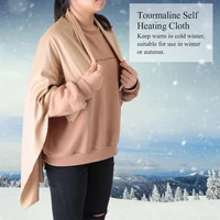 multi functional tourmaline self heating cloth soft comfortable elastic heating cloth fabric shoulder waist fabric brace support