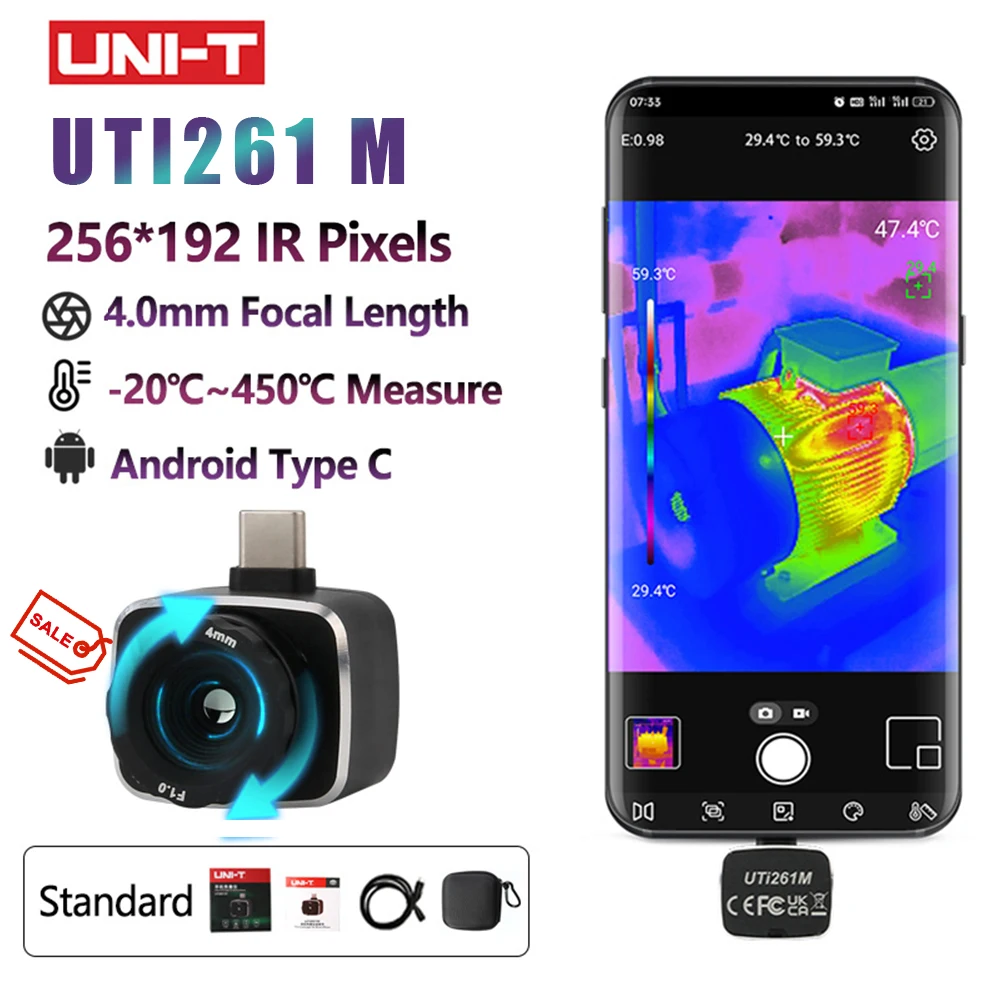 UNI-T UTI261M  инспекционная камера для телефонов