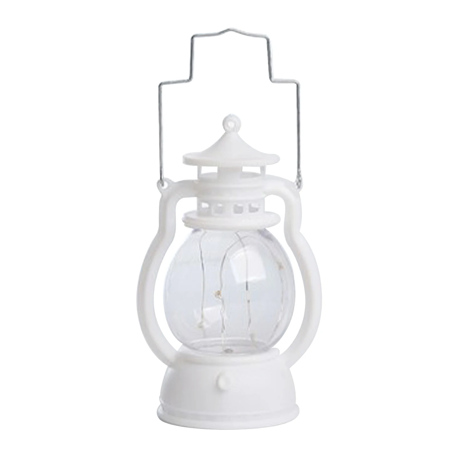 

Домашняя уличная лампа, праздничный ретро фонарь для кемпинга, светодиодный ночник из пластика для палатки, Рождественский подвесной свети...