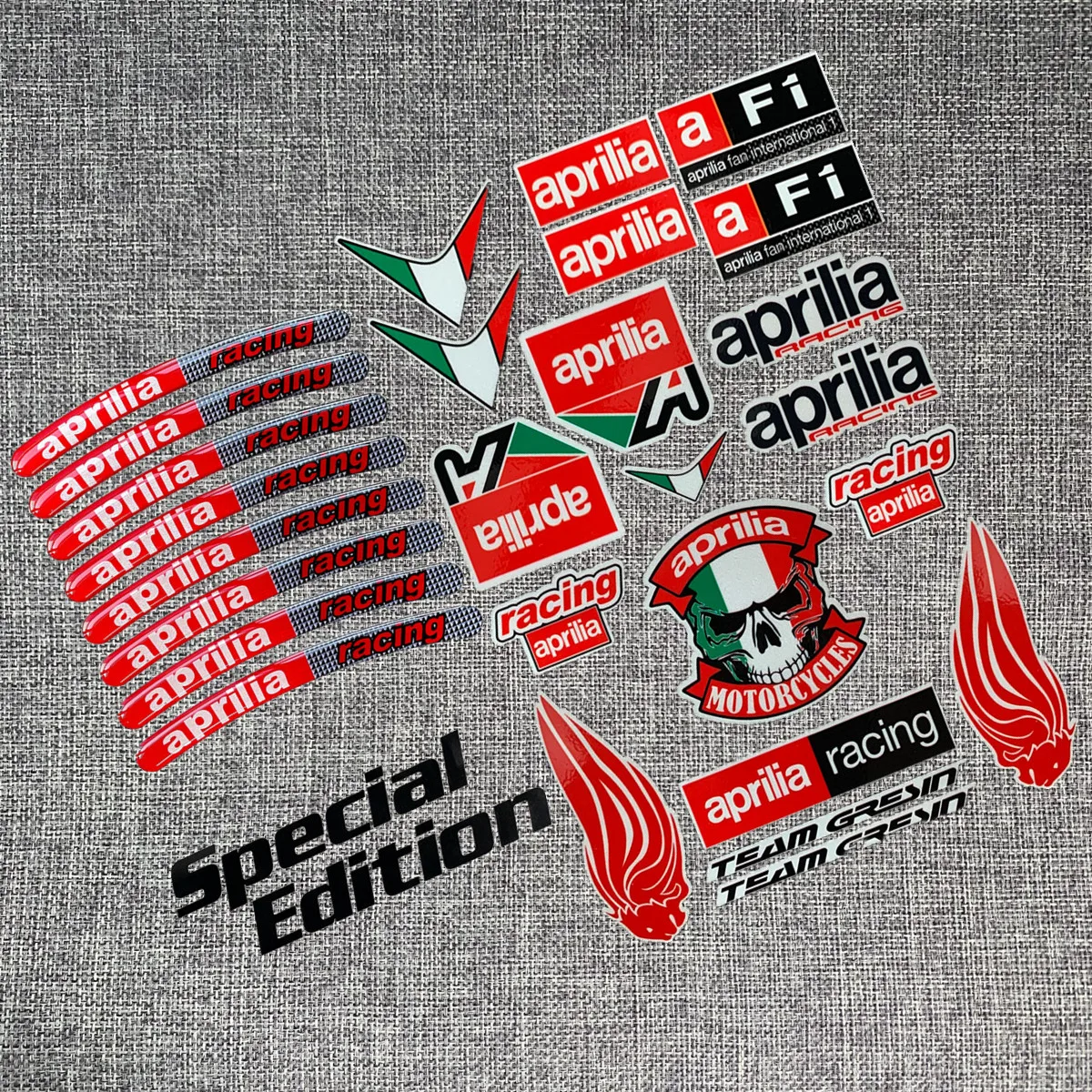 

Motorcycle Reflective Sticker Tank Fairing Wheel Hub Epoxy Decal For Aprilia DORSODURO 750 FACTOR RSV RS Tuono SR50