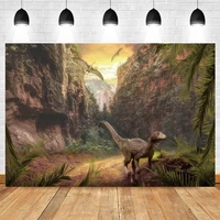 baby birthday wild canyon dinosaur backdrop party decor photographic photography background for photo studio photozone photocall