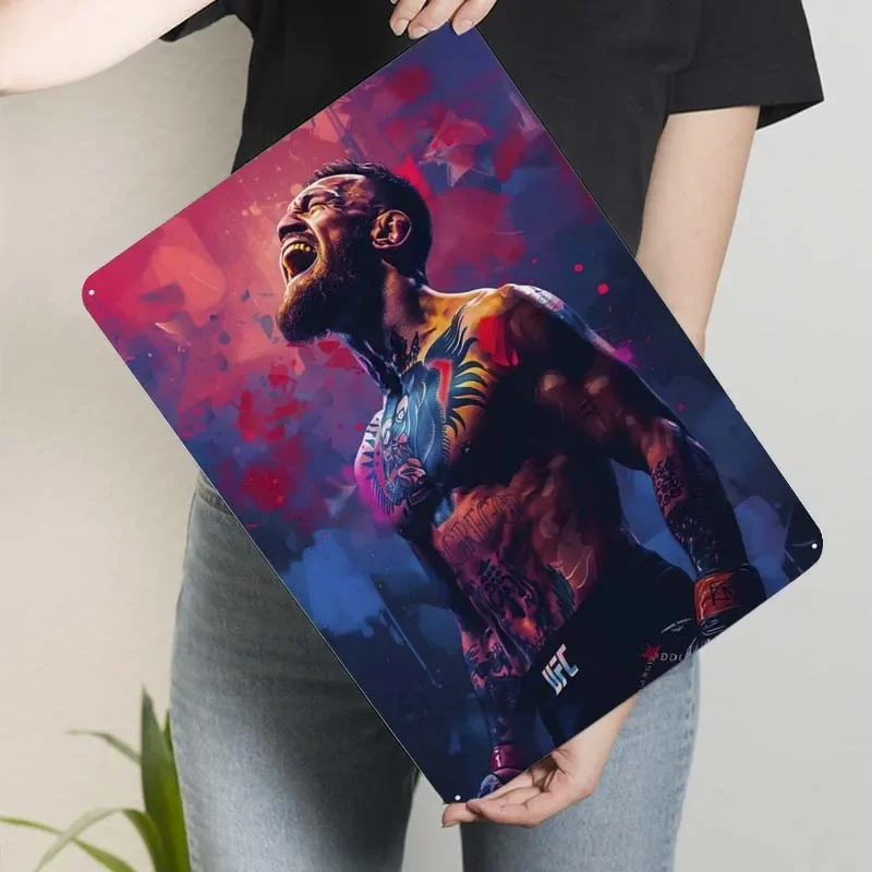 Conor McGregor спортивный металлический постер Жестяная Табличка знак декор комнаты