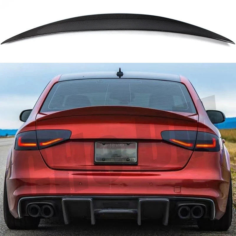 Задний спойлер для AUDI A4 B8.5 C7 седан в гонконгском стиле кованый задний из