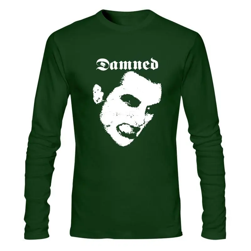 

Man Clothing New The Damned Pre Shrunk Hand Screened 100% Cotton T Shirt Punk Rock