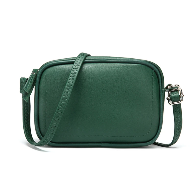 

Fashion Sling Shoulder Bags PU Leather Vintage Crossbody Bags Women Mini High Quality Small Square Solid Color Phone Bag Purse