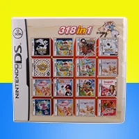 

318 in 1 Combo Video Game Cassette With Console Card, Suitable For Nintendo DS 3DS 2DS Poke Game Series