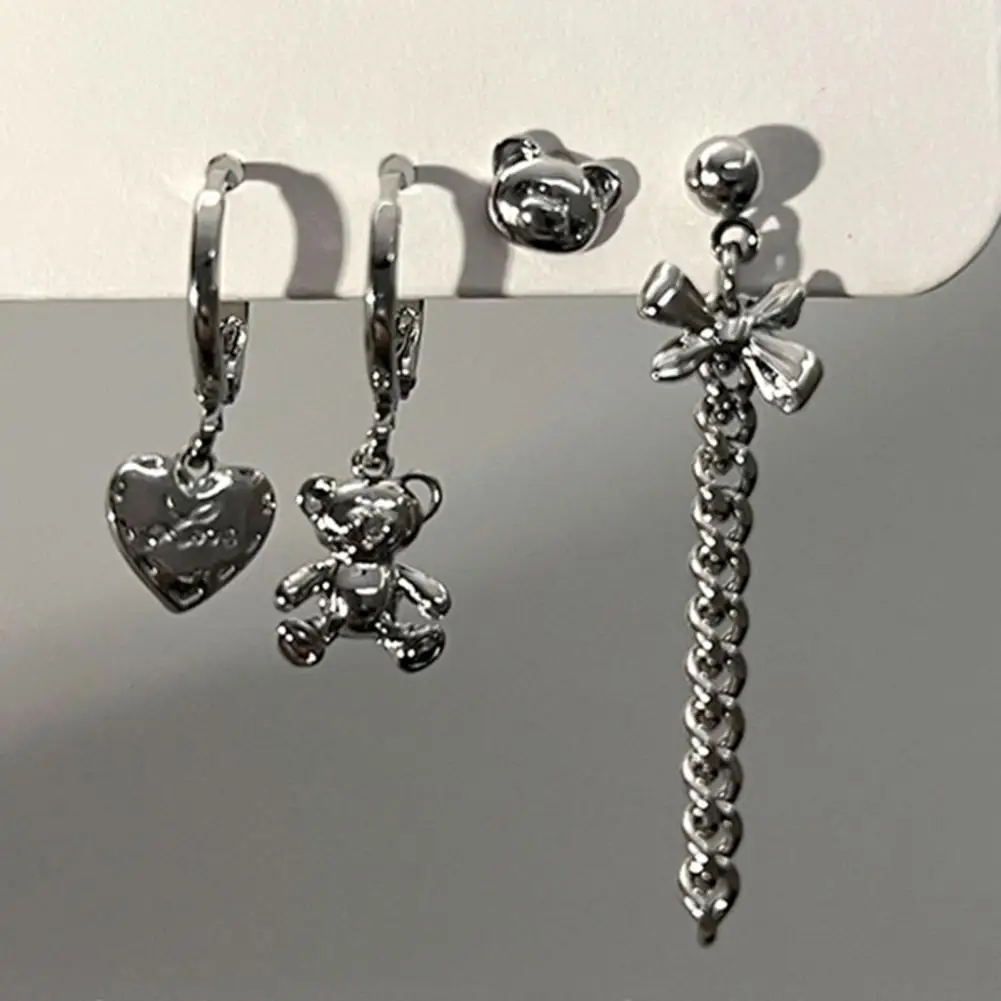 

1 Set Teens Earrings Stylish Comfortable to Wear Elegant for Shopping Ladies Earrings Women Earrings