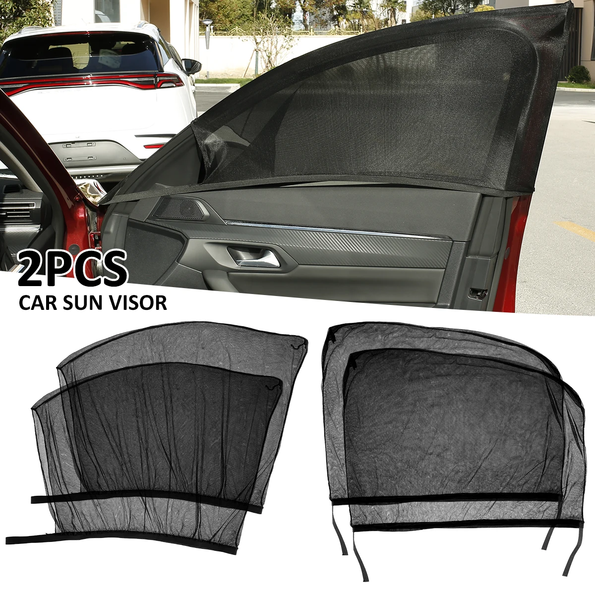 

Car Window Sun Shade Front / Rear Window Screen Shade Car Curtain Sunshine Blocker Washable Car Interior Accessories