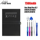 Аккумулятор для планшета PINZHENG, 7306 мАч, для Apple iPad Pro, 9,7 дюйма, сменный аккумулятор A1673, A1674, A1675, аккумулятор для планшета большой емкости
