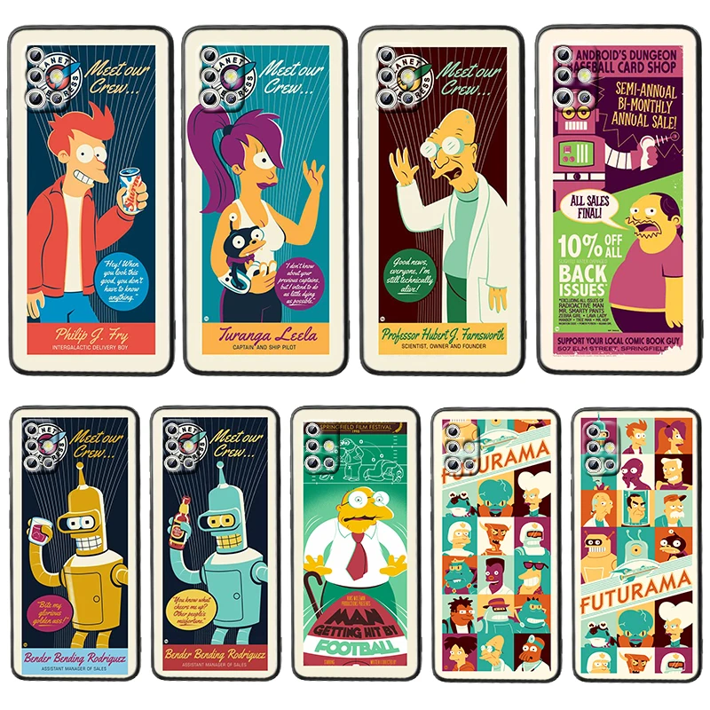 

Hot Cartoon Futurama Poster Phone Case For Samsung Galaxy A91 A81 A71 A51 5G 4G A41 A31 A21 A11 Core A42 A02 A12 Cover