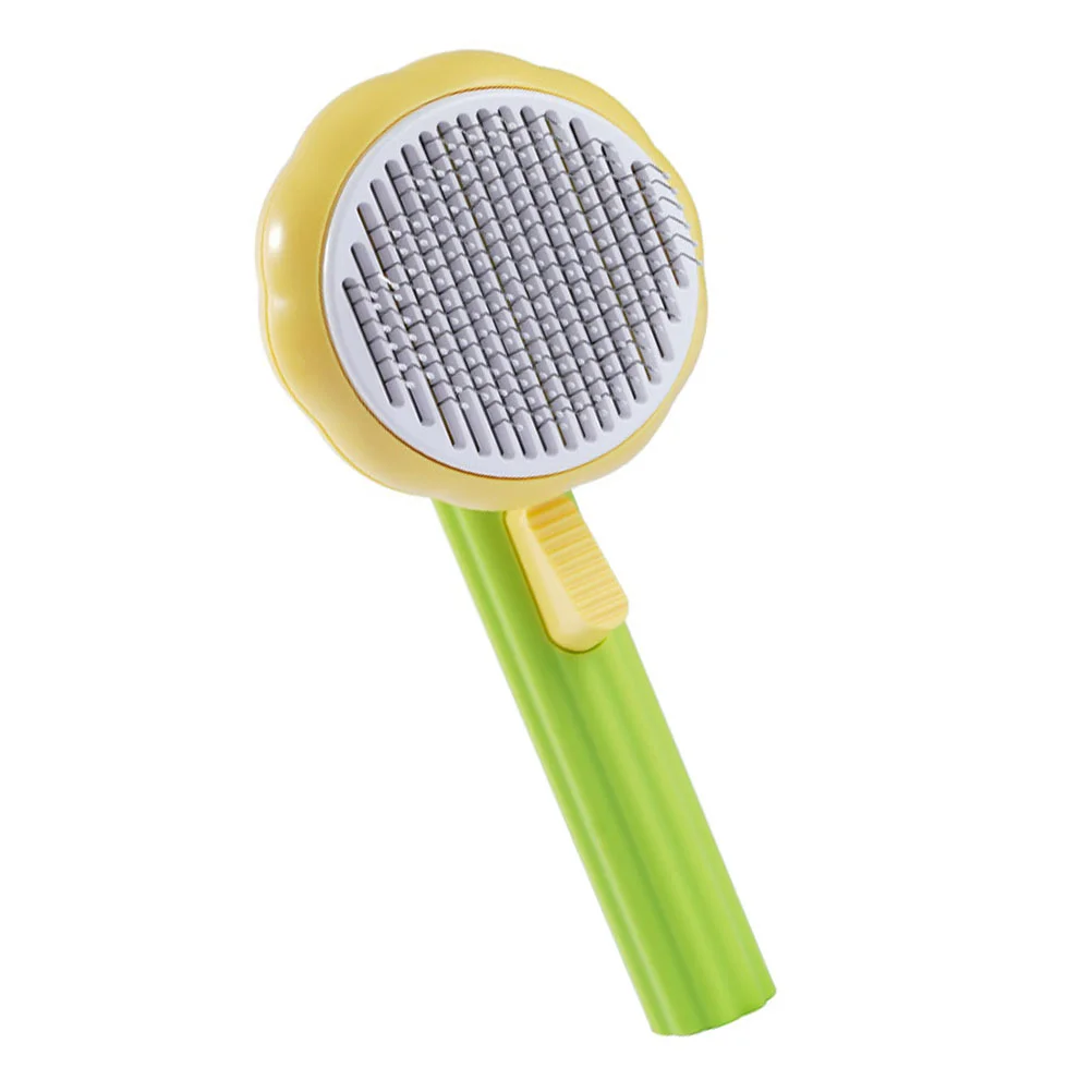 

Plastic Cat Hair Cleaning Tool Handled Dog Brush Shop Pet Grooming Comb