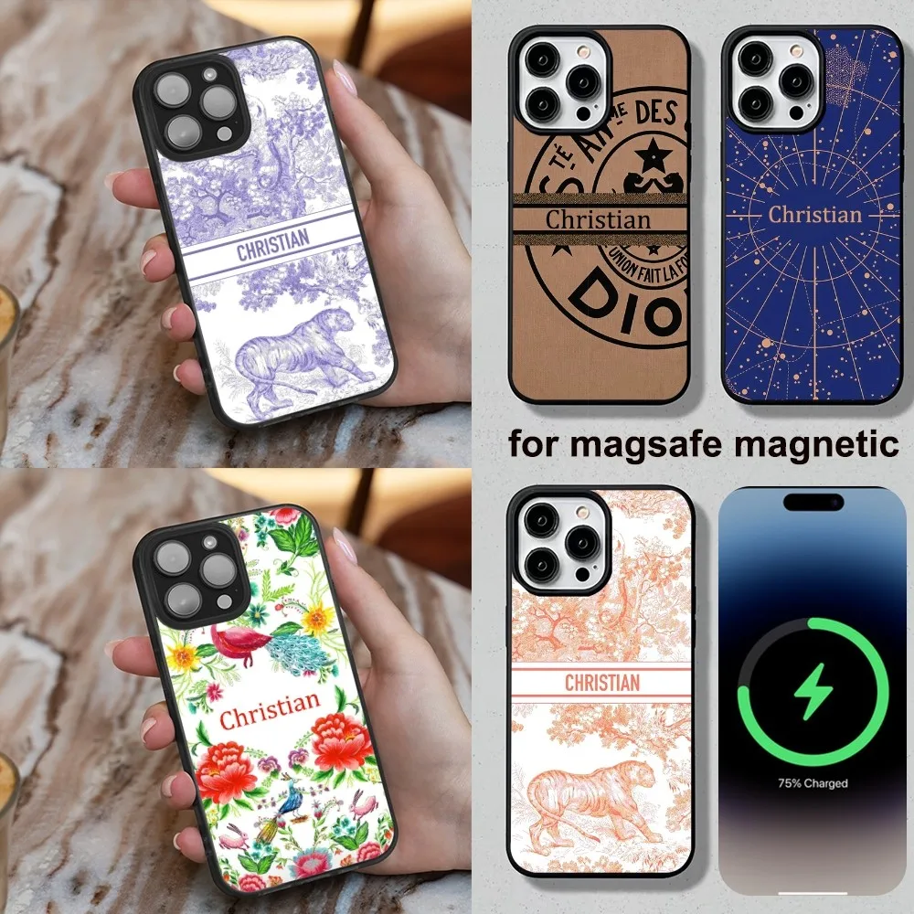 C-Christian Art D-R-I-O Phone Case For iPhone 16 15 14 13 12 11 Plus Pro Max Mini Magesafe Magnetic Wireless Charge