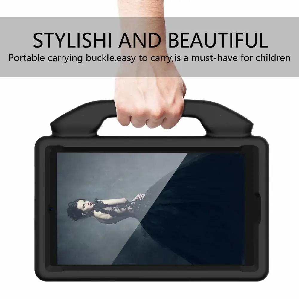 

kids EVA Handle case for Lenovo TAB4 TAB 4 8 Plus TB-8704 TB-8704 N/X/F hand-held full body Children stand tablet cover + pen