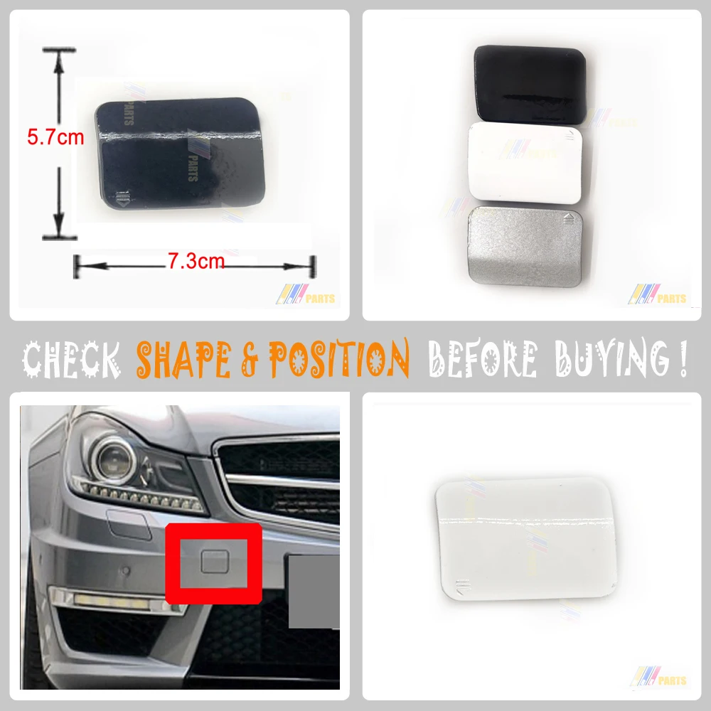 

2048850626 для 12-14 Mercedes-AMG C W204 C63 C63AMG седан универсал купе Передняя буксировочная крышка