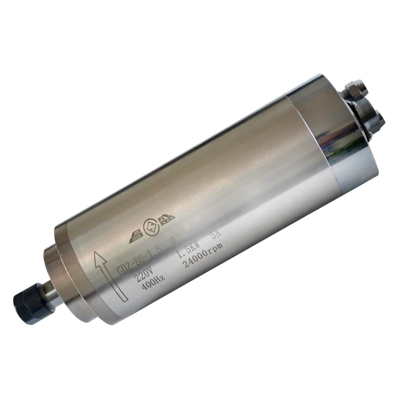 

220V 800W 1.5KW 2.2KW CNC water Cooled Spindle Motor 4 Bearings CNC Motor Spindle CNC machine