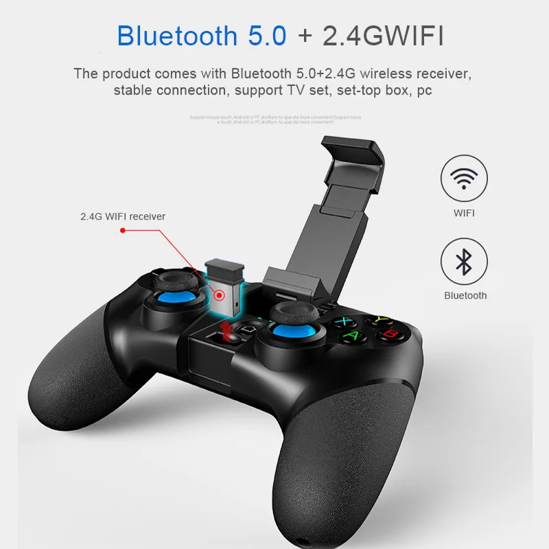 

PG-9156 GHZ Wifi. Игровой контроллер консоли, Bluetooth. 2,4, контроллер, джойстик, триггер, подходит для ANDROID mobile