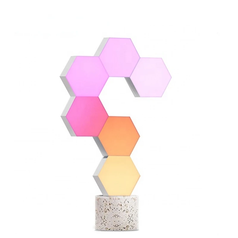 

Night Light Lamp Remote Smart Neon Hexagon Blue Metal Ce Pink Remote CONTROL Lighting and Circuitry Design Olive Black