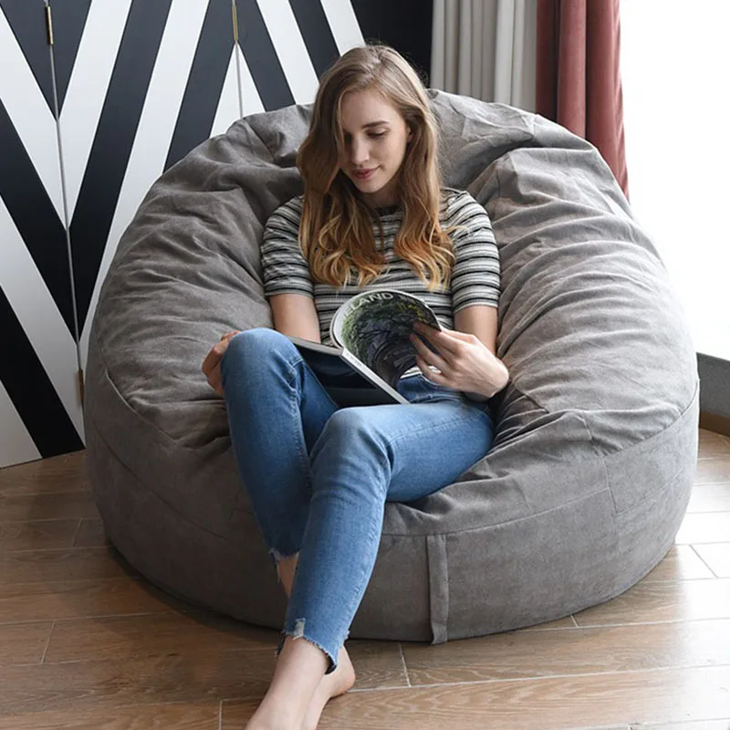 

Luxury Modern Lazy Sofa Nordic Comfortable Single Living Room Sofa Bean Bag Simple Divani Soggiorno Home Prefabricated Furniture