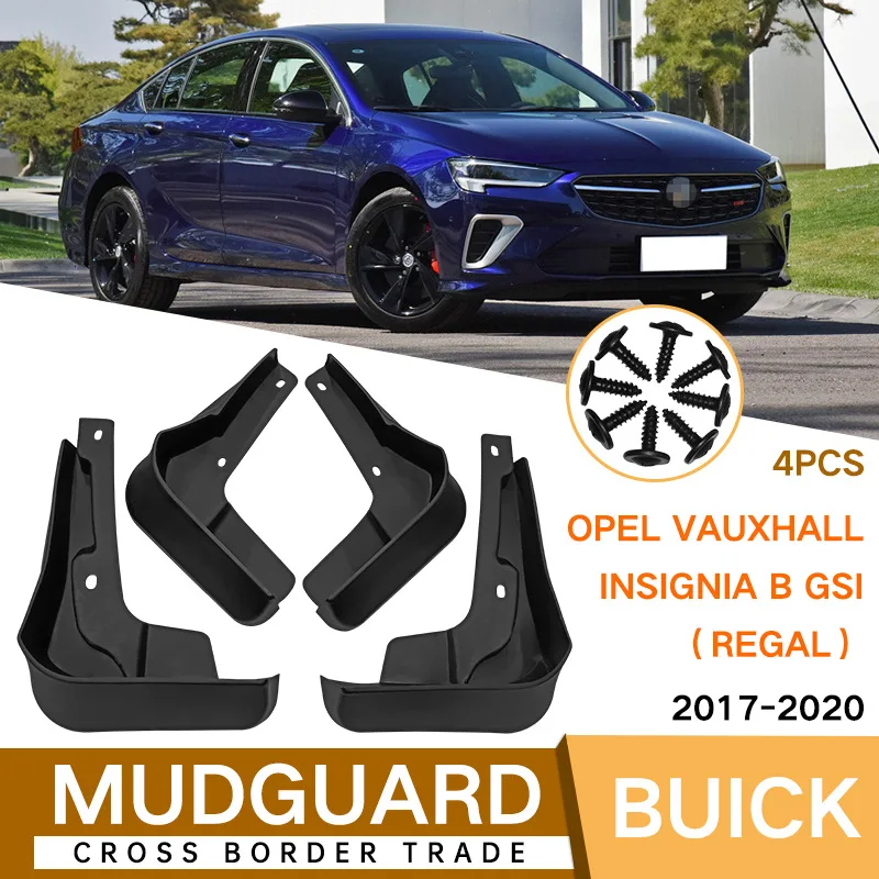 

4pcs ABS Car Mud Flaps For Buick Regal GS Opel Vauxhall Insignia 2017 To 2020 Mudguard Splash Guards Fender Mudflaps