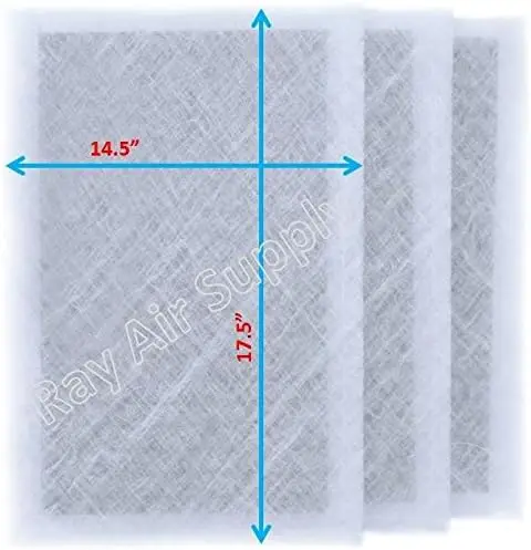 

Dynamic Air Cleaner Filter Pads 16X20 Refills (3 Pack) White