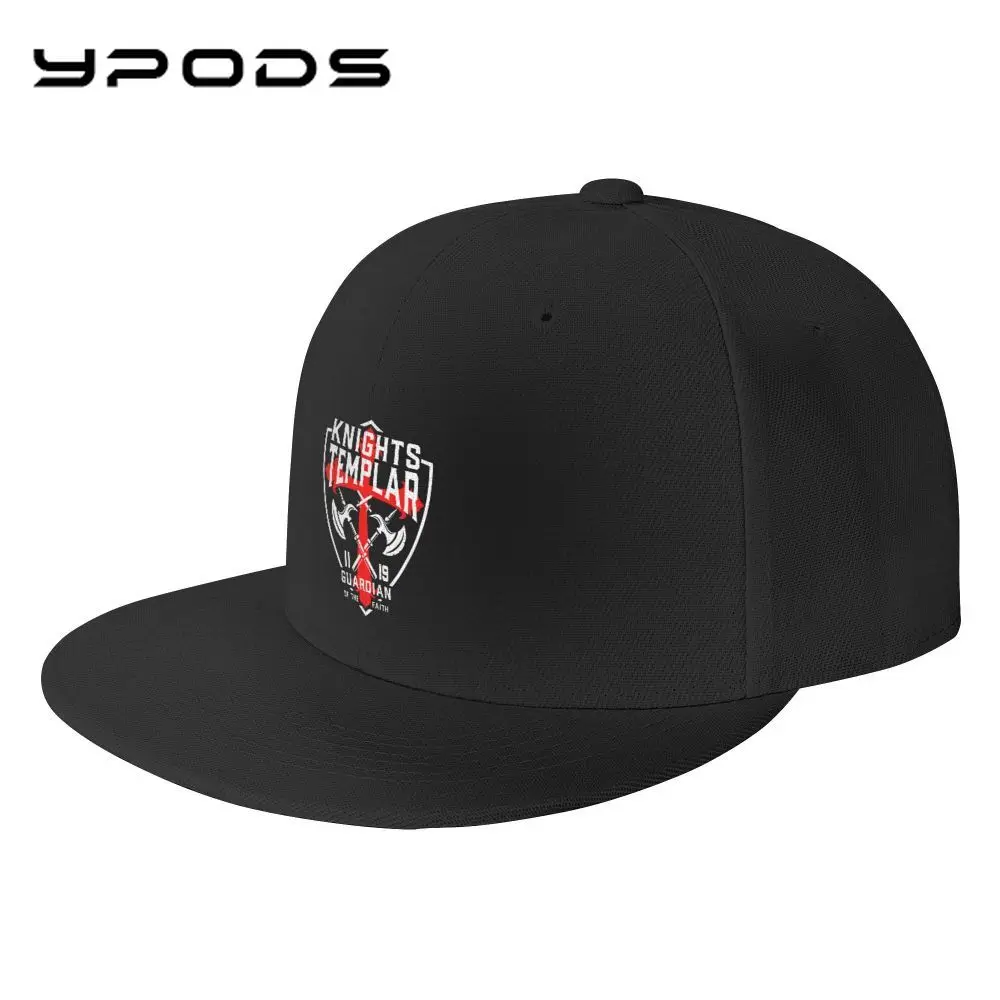 

Knights Templar Baseball Cap Adorable Sun Caps Fishing Hat for Men Women Unisex-Teens Snapback Flat Bill Hip Hop Hats