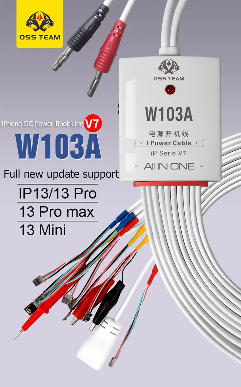 

Кабель питания OSS W103A V7 для iPhone 6-13 Pro Max Huawei Xiaomi Samsung IOS Android