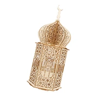 decorative lantern wooden night light lamp as ramadan eid mubarak decorations for home delicately made self assembling diy