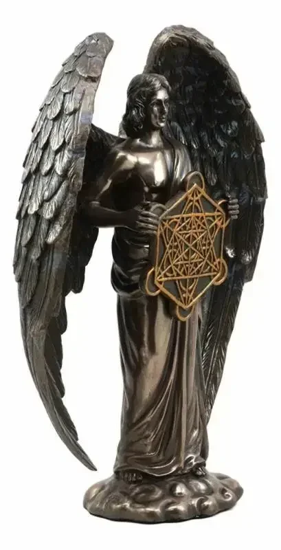 Статуя Archangel из смолы украшение для сада ручной работы креативный миф тема верия