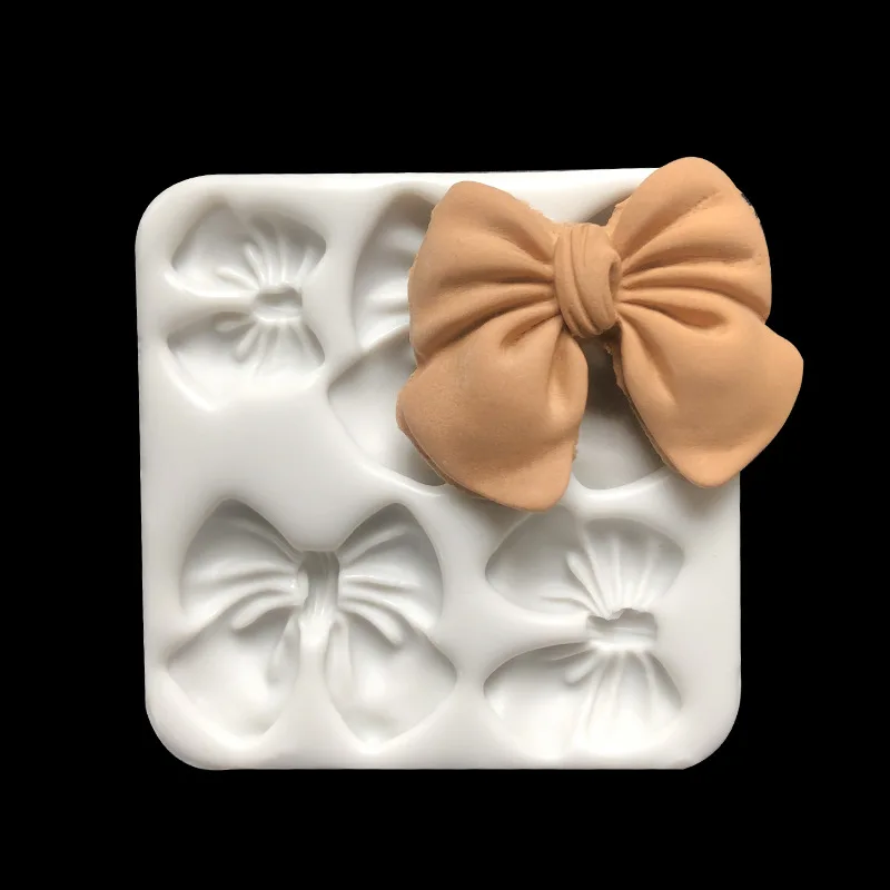 

Bow Silicone Mold 3D Modeling Cement Concrete Plaster Casting Silikonform Mallen DIY Polymer Clay Jewelry Charm Resin Moulds
