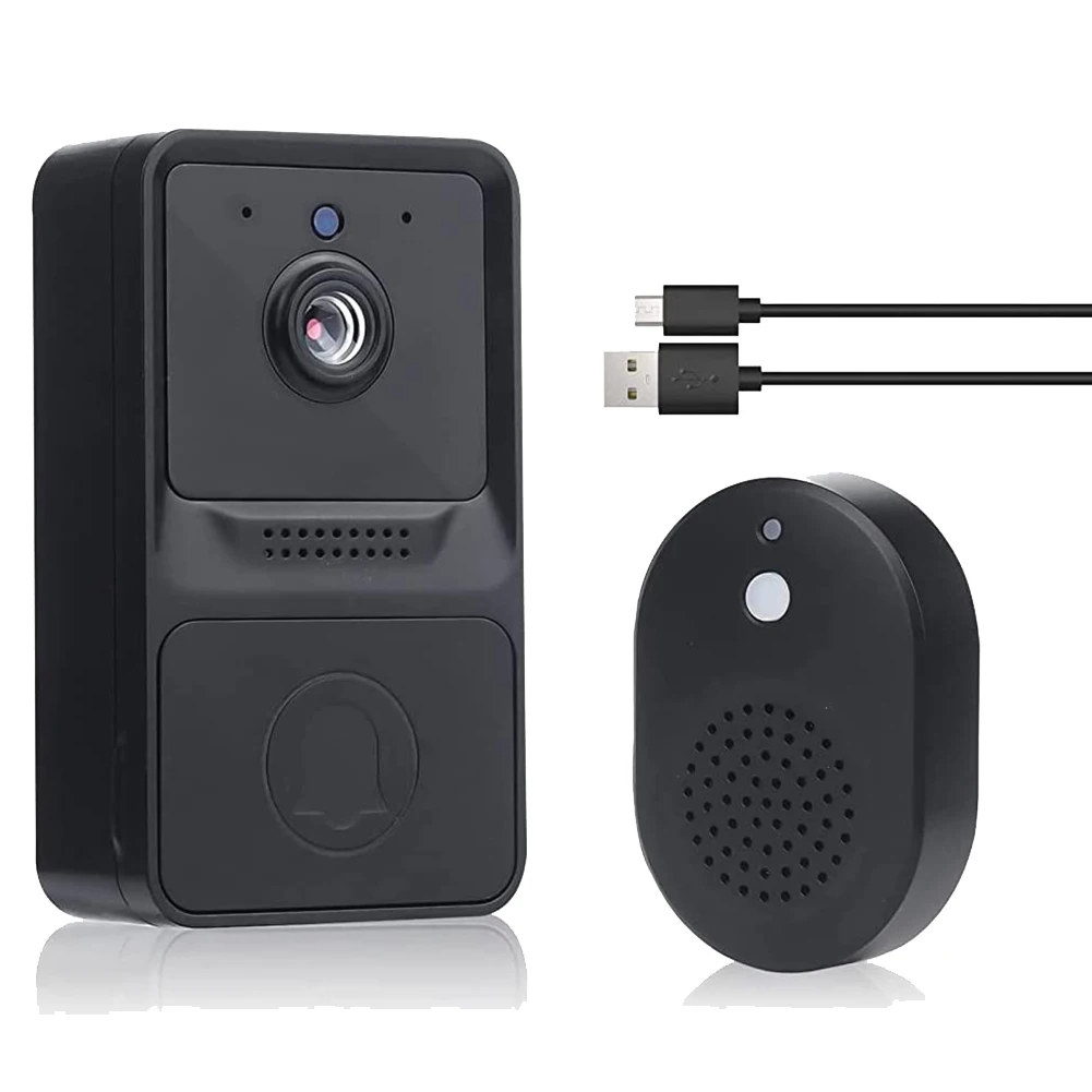 Video Doorbell Wireless, Smart Security Doorbell Camera with Cloud Storage, 2-Way Audio Real-Time Monitoring