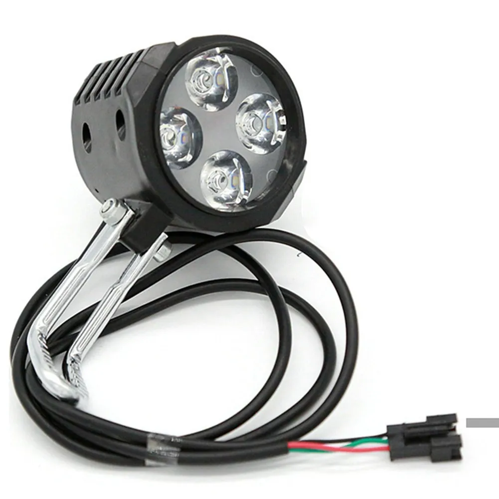 

Electric Vehicle Headlight 12W Mini Super Bright Lighting Horn Two-in-one External Light Waterproof Headlight Headlight