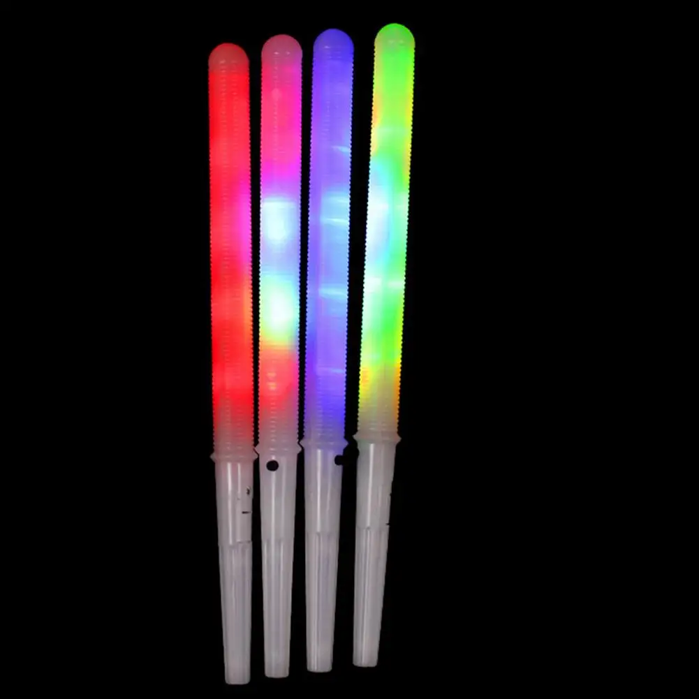 

Chic Concert Glowing Stick Rainbow Color Glow Stick Decorative Safe Marshmallow Club Glowing Stick Create Atmosphere