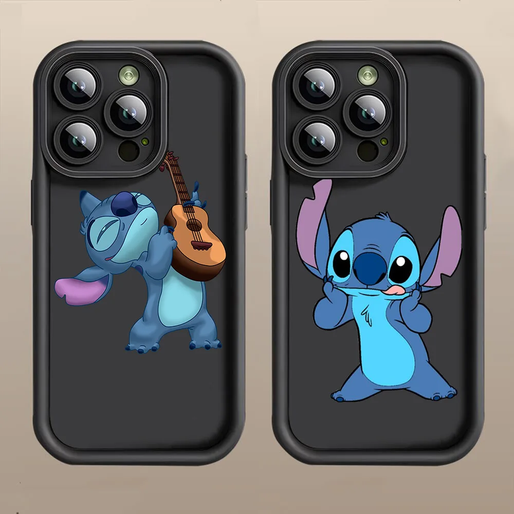 Черный чехол Y-16 Stitch and Lilo для OPPO A73 A76 A16 A16K A17 A17K A58 A60 A77 A77S A98 Reno 8 8T 10 Find X3 Pro Plus 5G (art.: 3920ca256e08e) - 3920ca256e08e
