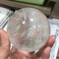 80mm 100 natural clear white crystal quartz sphere ball specimen collection healing 1pcs base 1pcs