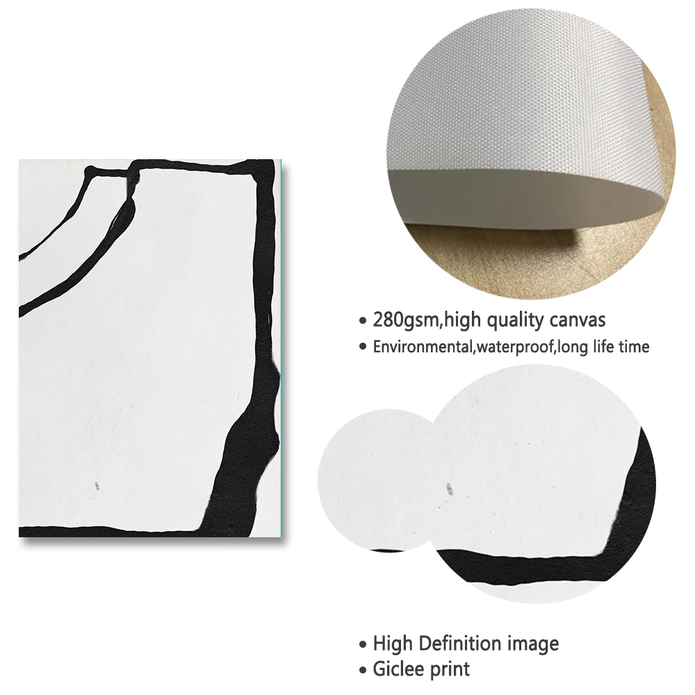 Абстрактная Минималистичная Художественная печать рисунок на линии плакат