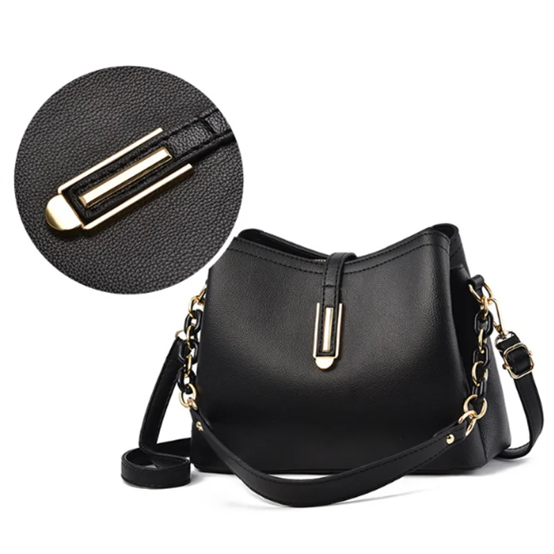 Fashion Luggage &Bags Women's Handbags CrossbodyNEW Simple Luxury Casual Shell Mini Satchel Black  Ladies Bolsos