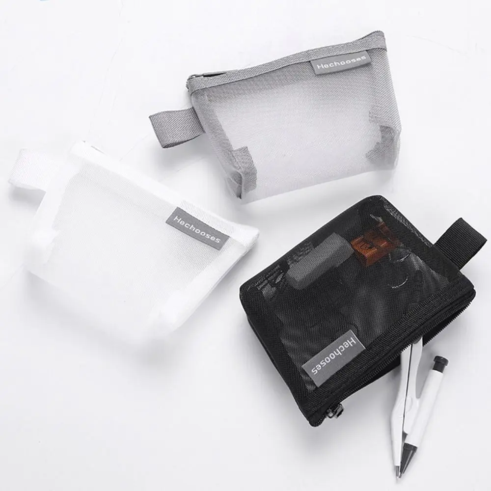 Нейлоновый кошелек для мелочи брелок помада трехмерная маленькая сумка хранения