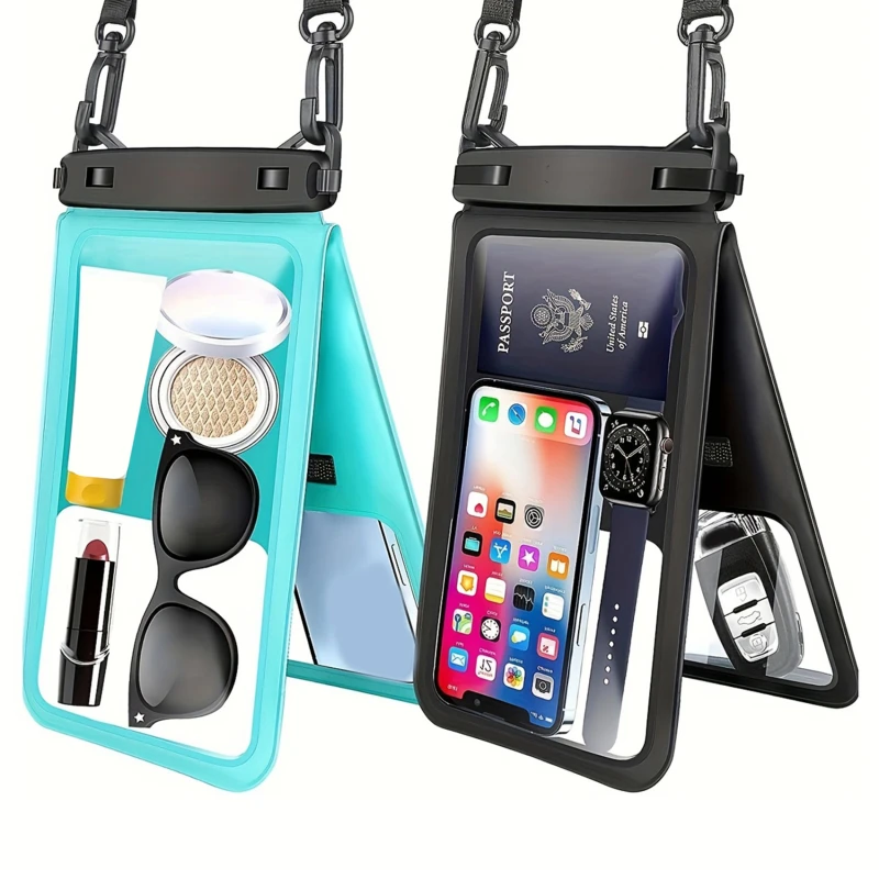 

PVC Waterproof Phone Case Transparent Mobile Phone Underwater Storage Bag Soft Cellphone Swimming Diving Bag Protective Case
