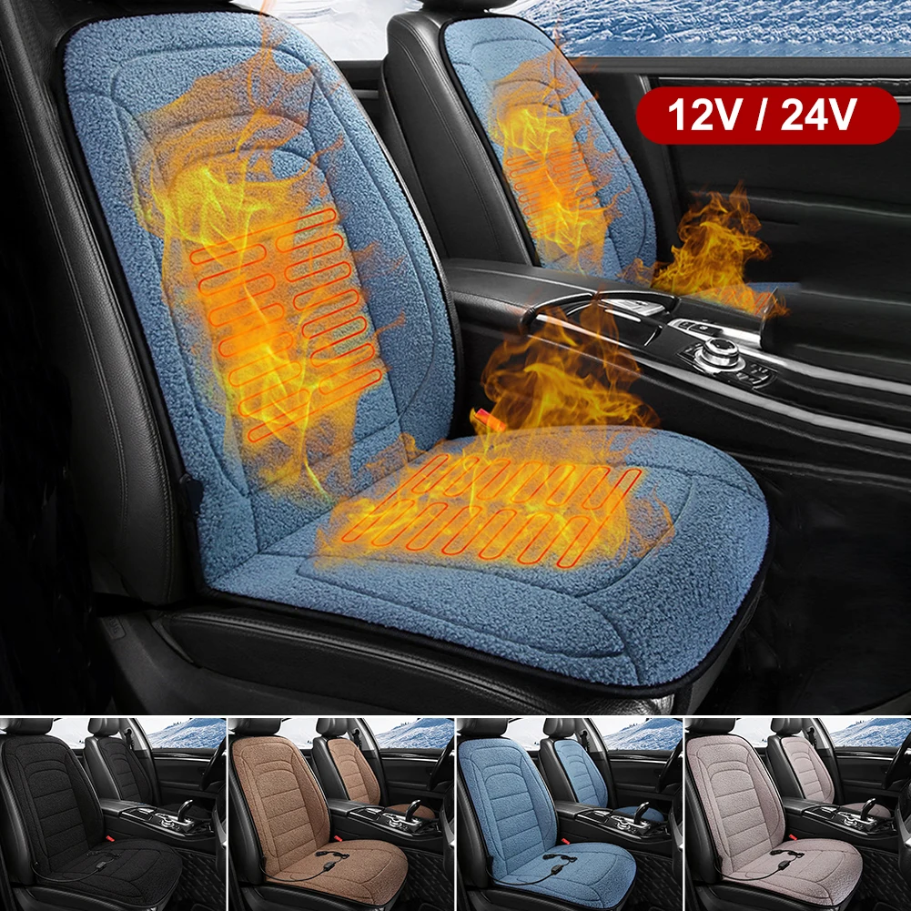 

Universal 12V Car Electric Heating Seat Cover Auto Seat Pad Car Winter Warmer Seat Cushion Cover Auto Interior Accessories
