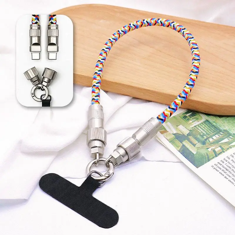 Кабель зарядный PD60W 2 в 1 из цинкового сплава плетеный провод для телефона Huawei Samsung