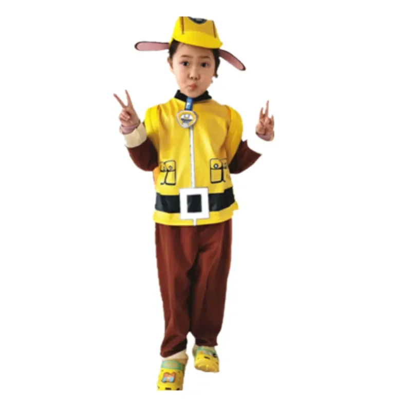 2200 Рождество Новый год PAW Patrol аниме детский костюм Rubble вечерние костюмы для
