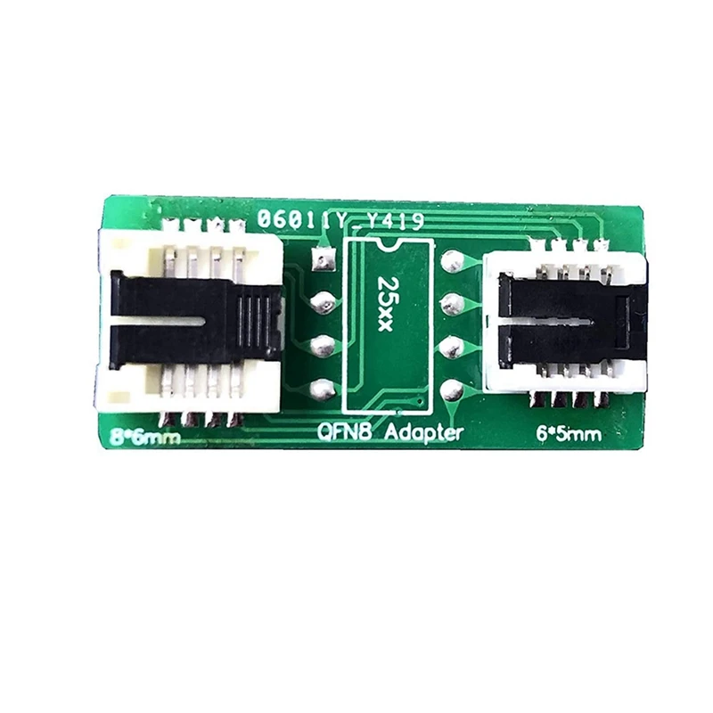 

2X QFN8 /WSON8/MLF8/MLP8/DFN8 TO DIP8 Universal Two-In-One Socket/Adapter For Both 6X5MM And 8X6MM Chips