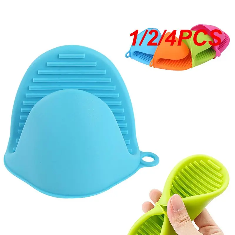 

1/2/4PCS Oven Mitts Silicone Heat Resistant Pinch Mitts, Cooking Pinch Grips, Pot Holder and potholder for kitchen
