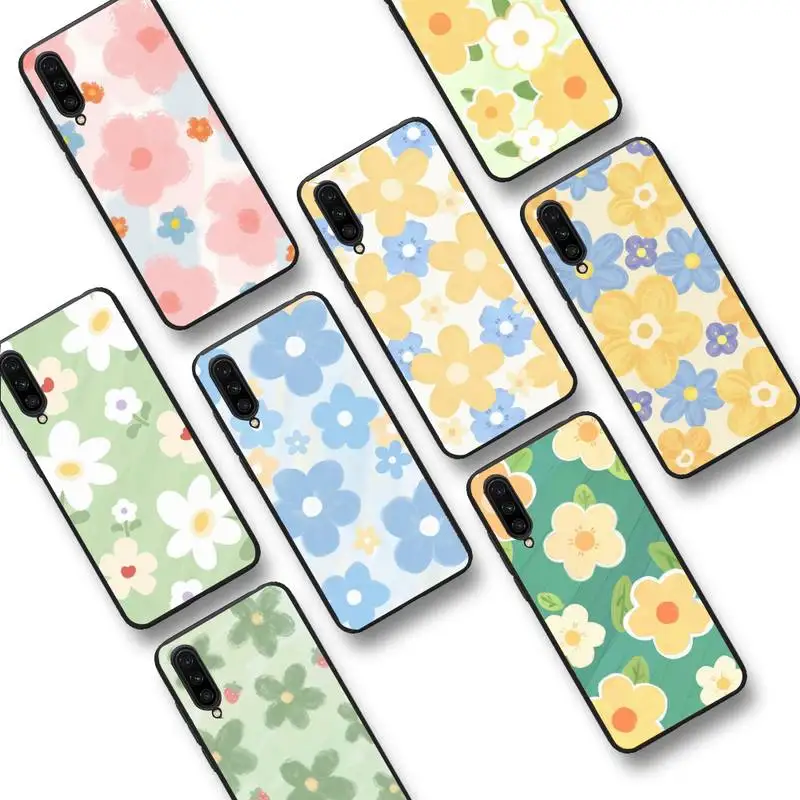 

Flowers Drawing Phone Case For Xiaomi 9 mi8 F1 9SE 10lite note10lite Mi8lite xiaomi mi 5x