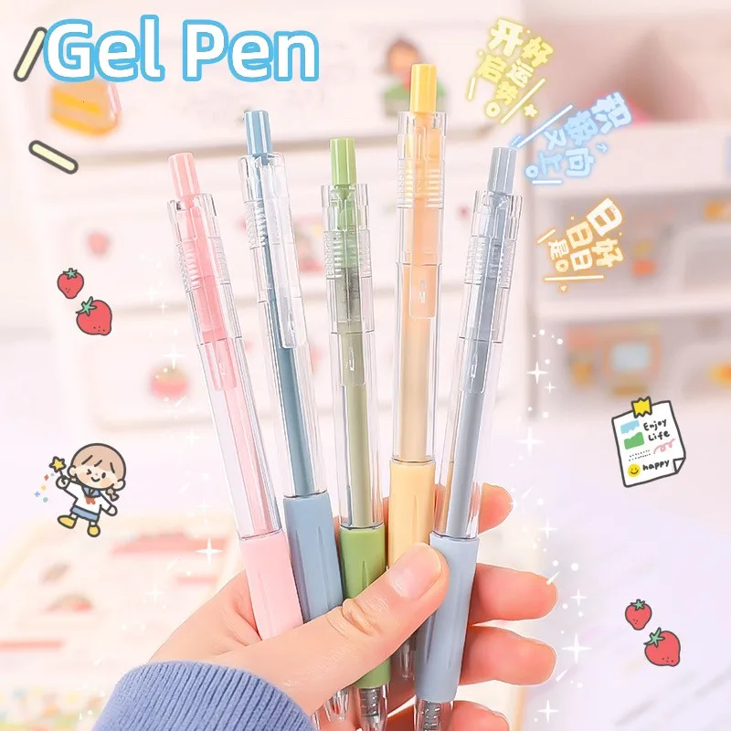 

20/40/60 шт./партия, гелевые ручки с черными чернилами, 0,5 мм