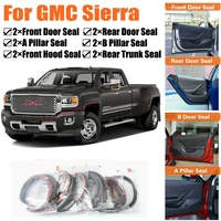 brand new car door seal kit soundproof rubber weather draft seal strip wind noise reduction fit for gmc sierra