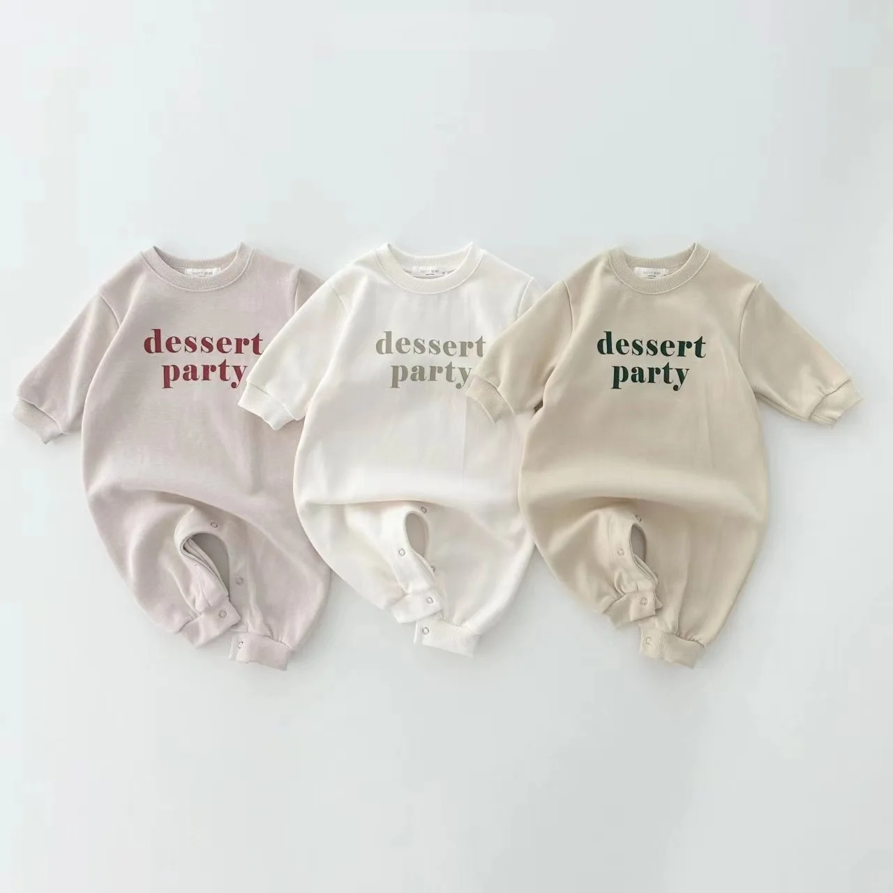 

Ins Newborn Casual Loose Autumn Winter Long Sleeve Cute Bodysuit Boy Girl Baby Cotton Letter Print Outdoor Simple Fashion Onesie